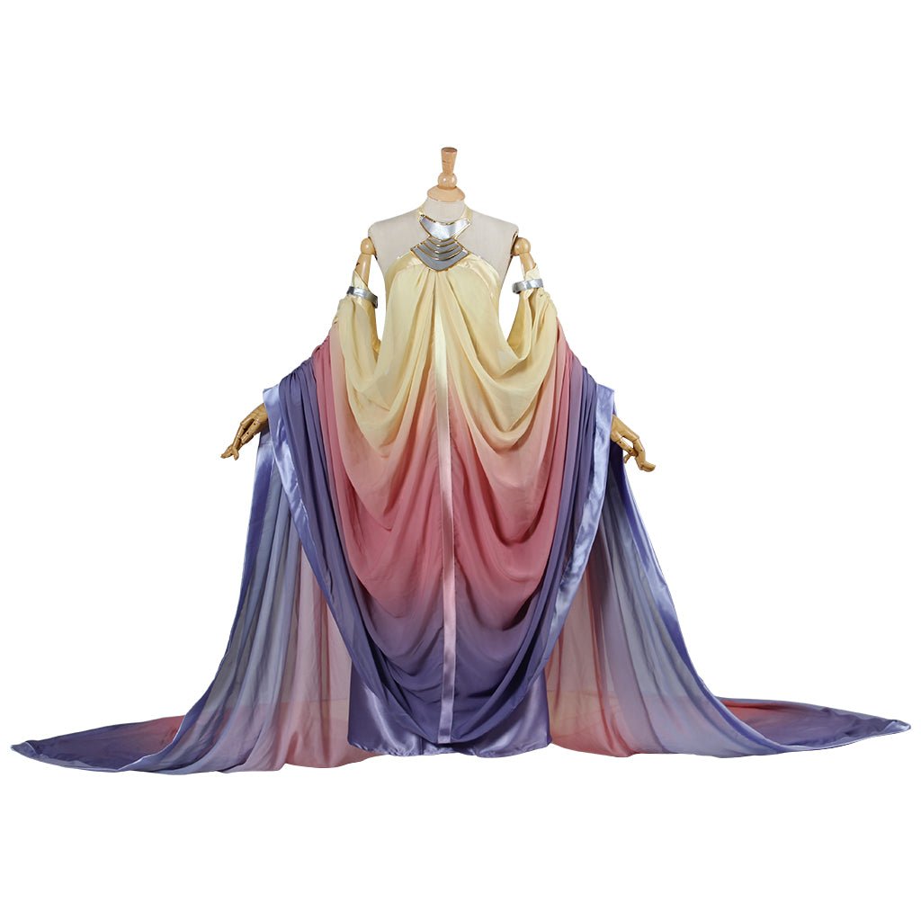 Vestido Lago Princesa Estrella Episodio 2 Traje Cosplay - Elegante Atuendo de Fantasía Real para Fans y Cosplayers - Fantasia Cosera