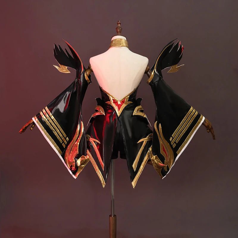 Traje de Cosplay de Ahri, el Zorro de Nueve Colas de League of Legends para Halloween - Fantasia Cosera