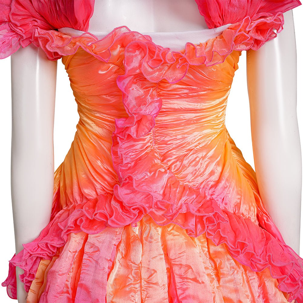 Película: Wicked - Vestido Degradado para Cosplay - Fantasia Cosera