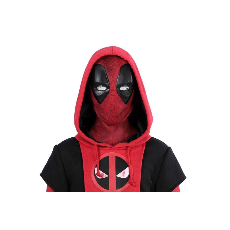Traje de Cosplay Deadpool 3 Wade Winston Wilson Conjunto Completo con Bolsa Chaqueta con Capucha Ropa - Fantasia Cosera