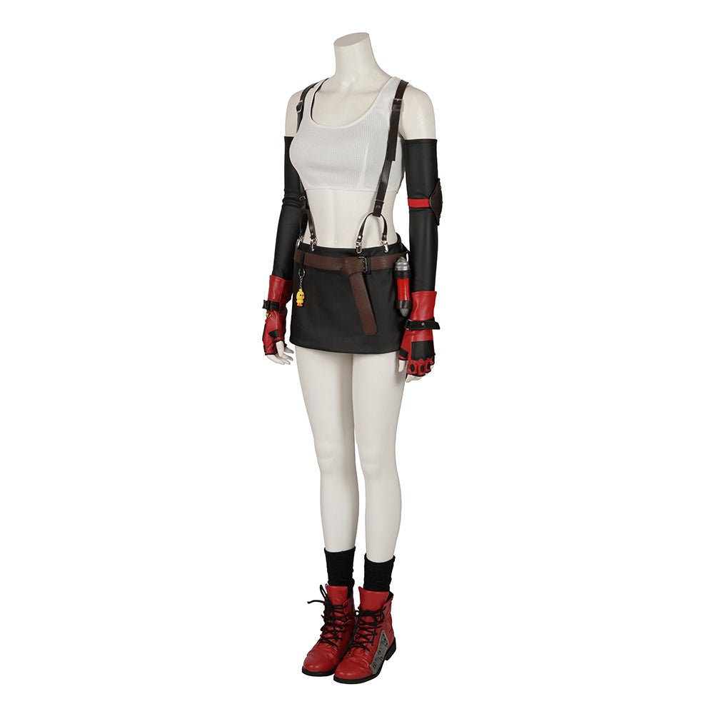 Disfraz de Tifa Lockhart de Final Fantasy VII Remake - Traje de Juego de Alta Calidad - Fantasia Cosera