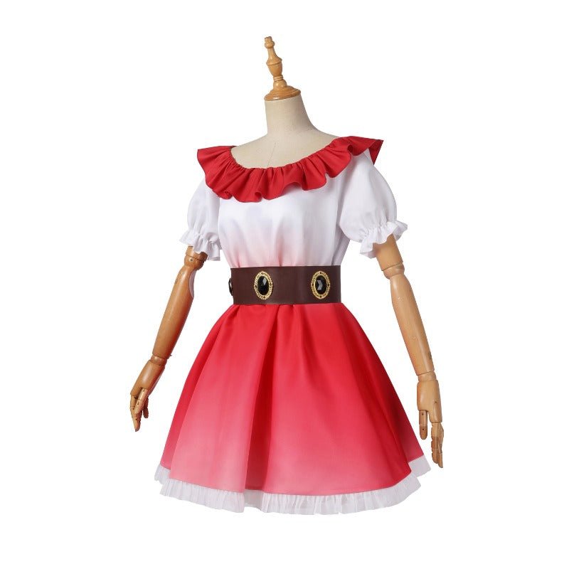 Traje de Cosplay de Hoshino Ai de OSHI NO KO - Vestido de Cantante Conjunto Completo con Falda y Tocado - Fantasia Cosera