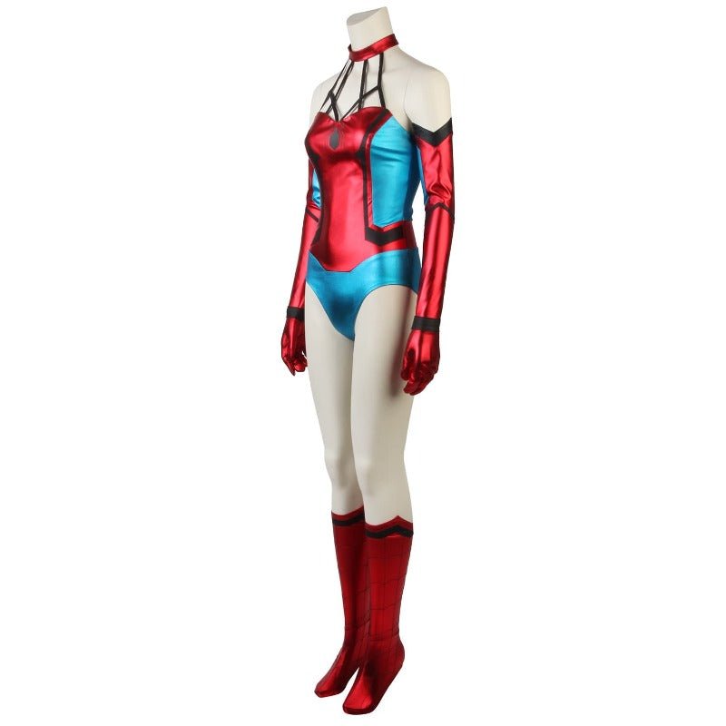 Traje de Cosplay de Spider-Man para Niñas - Halloween y Roleplay - Fantasia Cosera