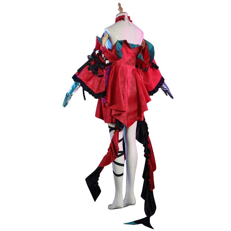 Traje de Cosplay de Skadi 2do Aniversario Arknights para Mujer - Fantasia Cosera