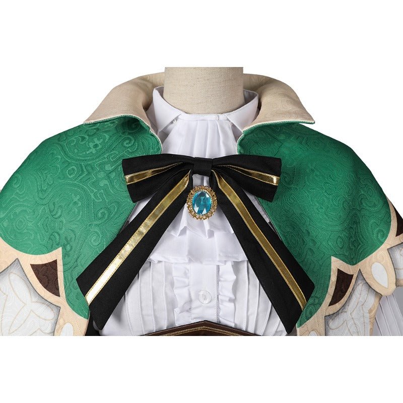 Traje de Cosplay de Venti Genshin Impact Peluca Estilo Chino Disfraz de Halloween para Mujeres - Fantasia Cosera
