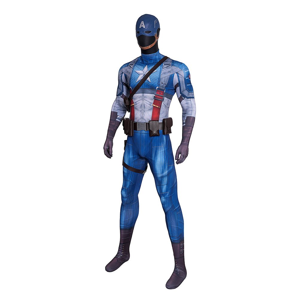 Traje de Cosplay de Captain America: El Primer Vengador - Réplica Auténtica de la Película - Fantasia Cosera