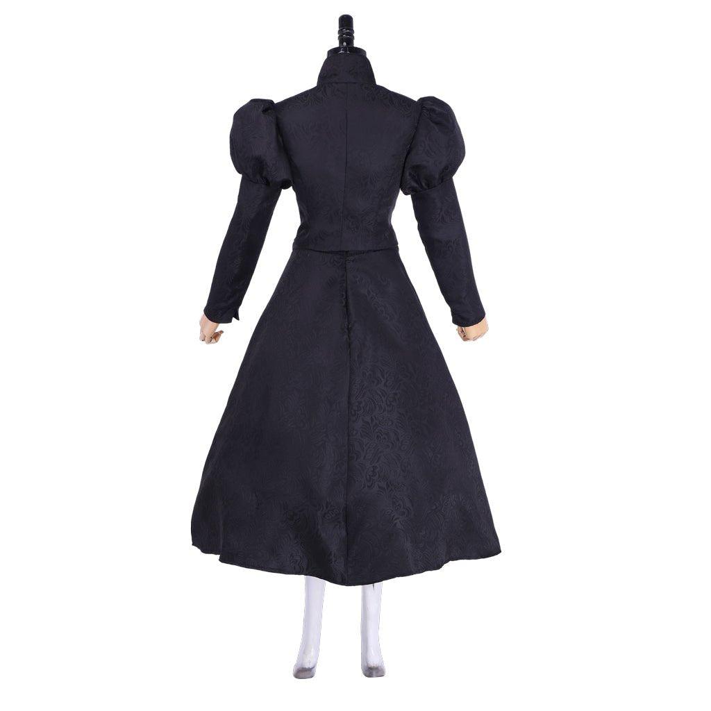 Traje de Cosplay Elphaba del Musical Wicked | Vestido y Sombrero de Bruja Negra - Fantasia Cosera