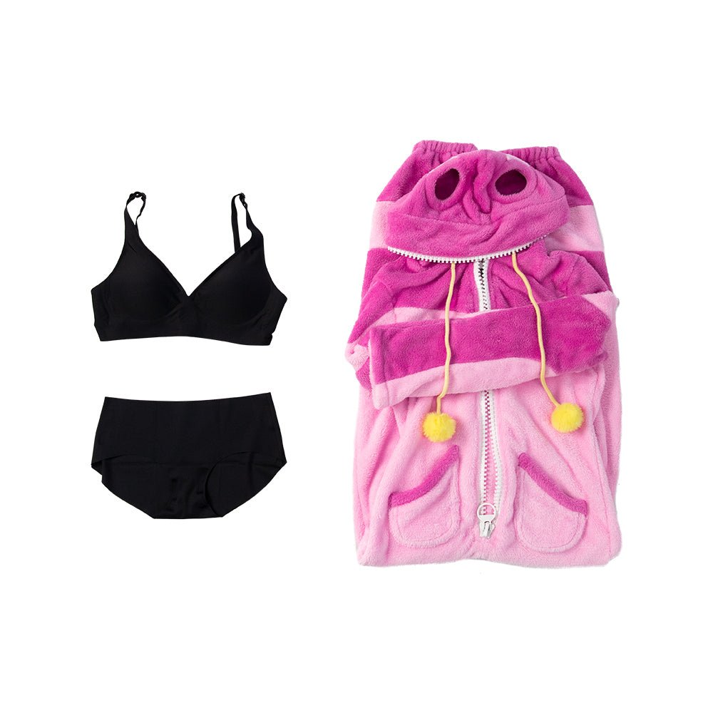 Traje de Cosplay de Han Juri Versión Pijama de Street Fighter 6 - Fantasia Cosera