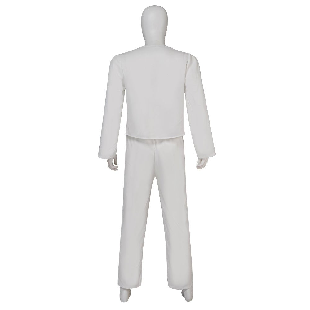 Traje de Cosplay de Power Rangers Ranger Blanco Ninja Tommy Oliver - Fantasia Cosera