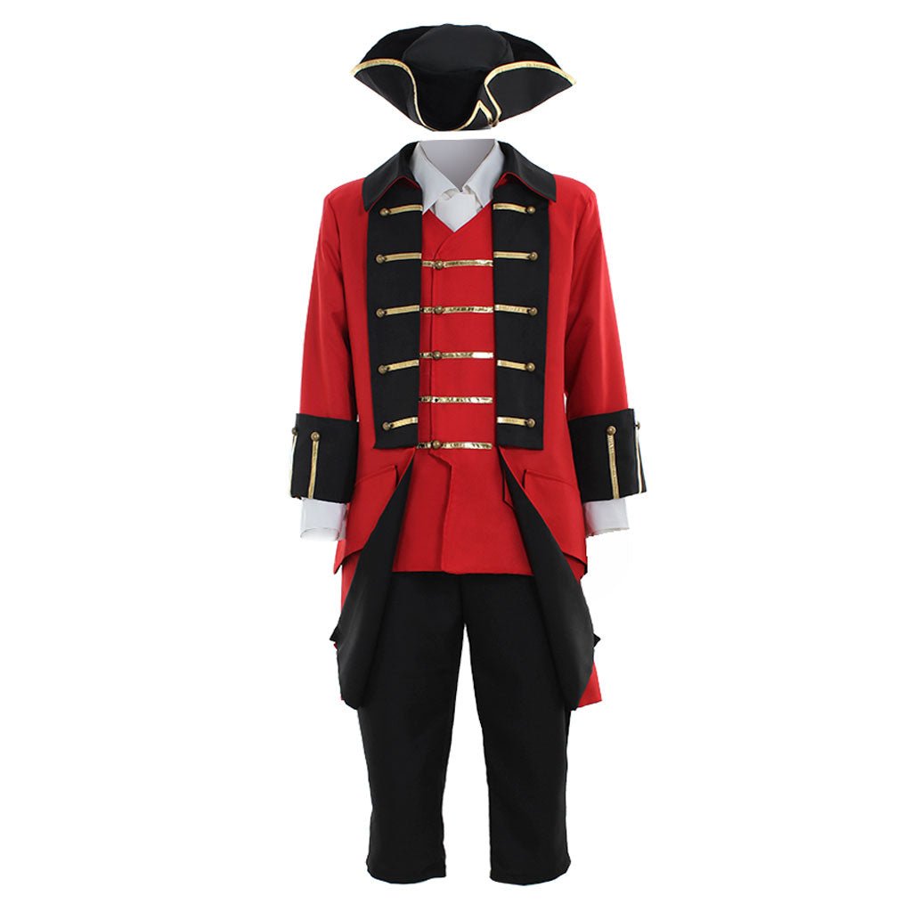 Traje de Capitán Garfio | Disfraz de Pirata para Halloween - Fantasia Cosera