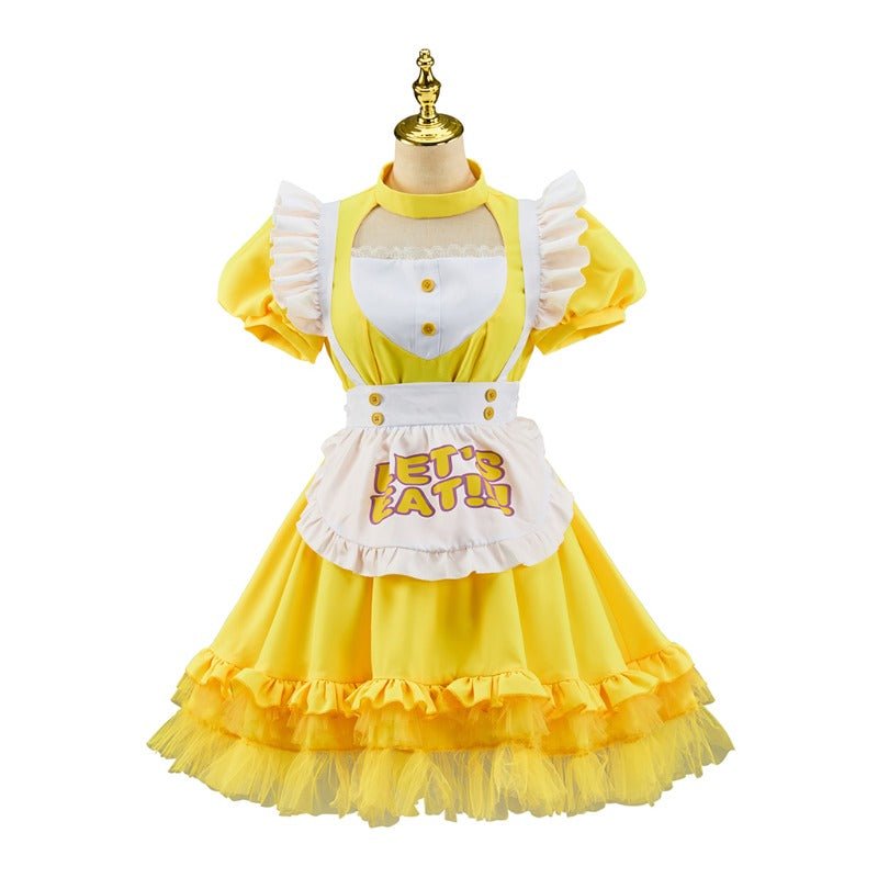 Vestido Amarillo de Cosplay Inspirado en Five Nights at Freddy