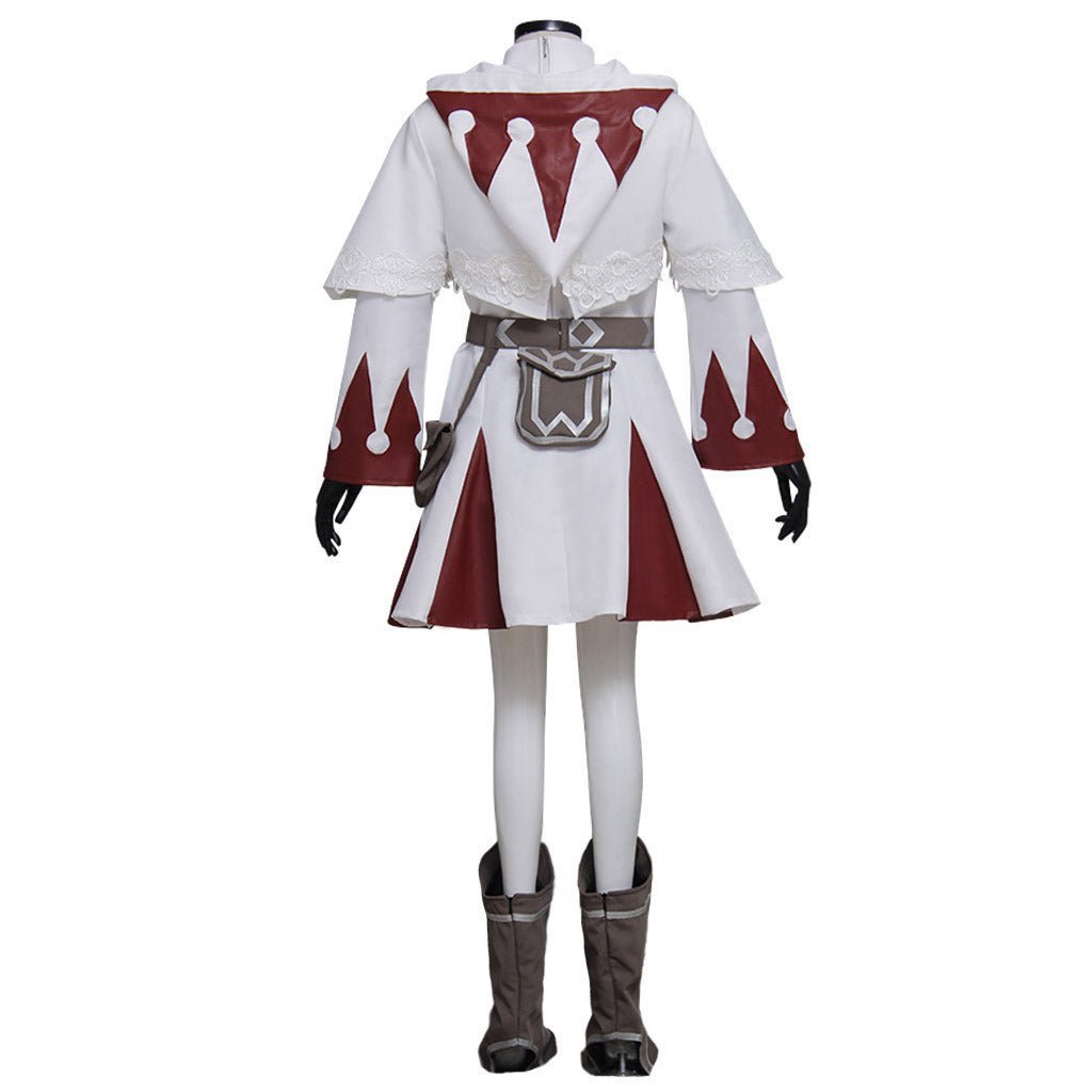 Traje de Cosplay de Mago Blanco de Final Fantasy XIV | Atuendo de Personaje de Juego Hecho a Medida - Fantasia Cosera