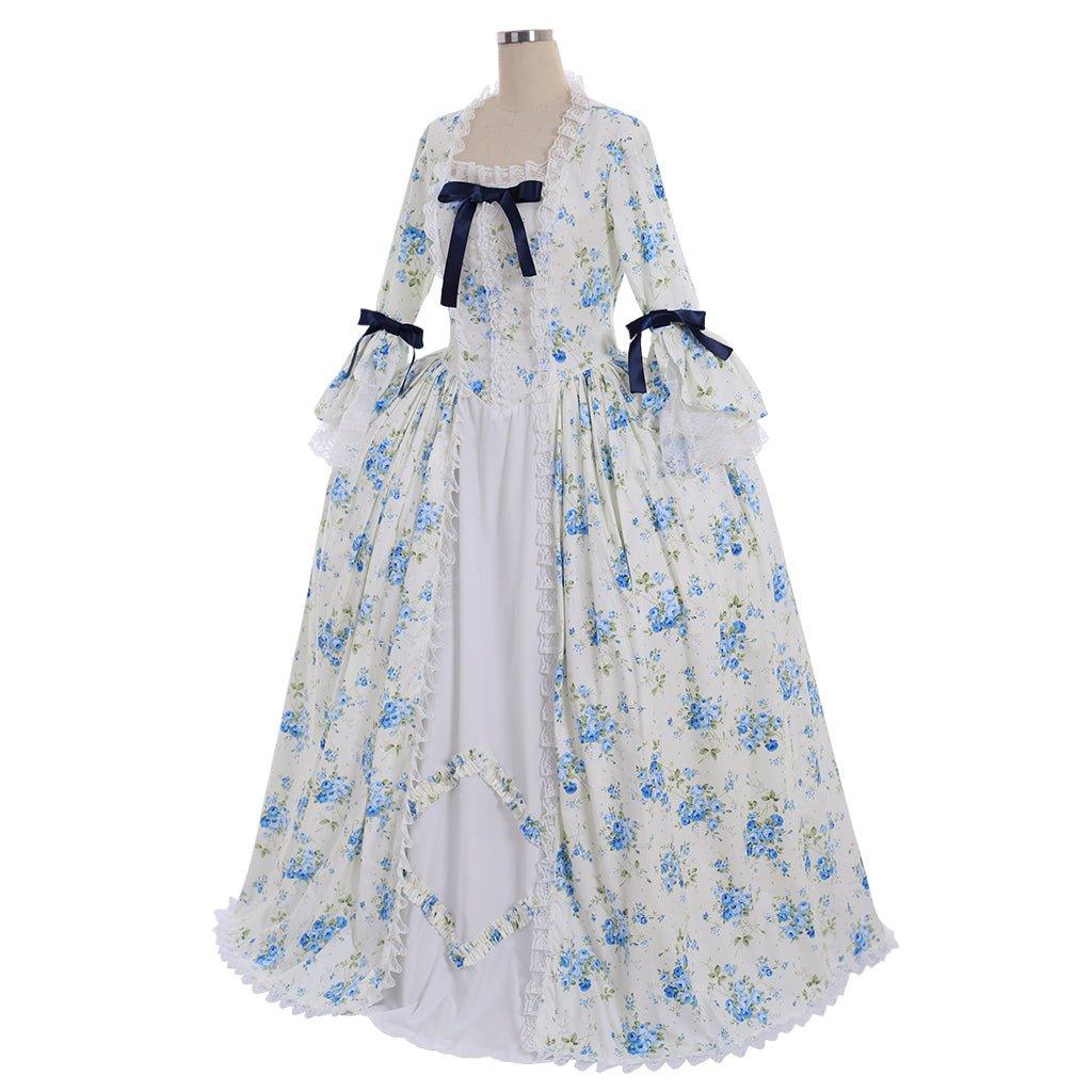 Vestido de Gala Rococó Gótico Victoriano para Mujer | Elegante Vestido Histórico para Cosplay, Fiestas, Halloween y Escenarios - Fantasia Cosera