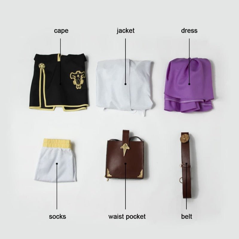 Traje de Noelle Silva Black Clover | Uniforme para Halloween y Carnaval de Alta Reducción - Fantasia Cosera