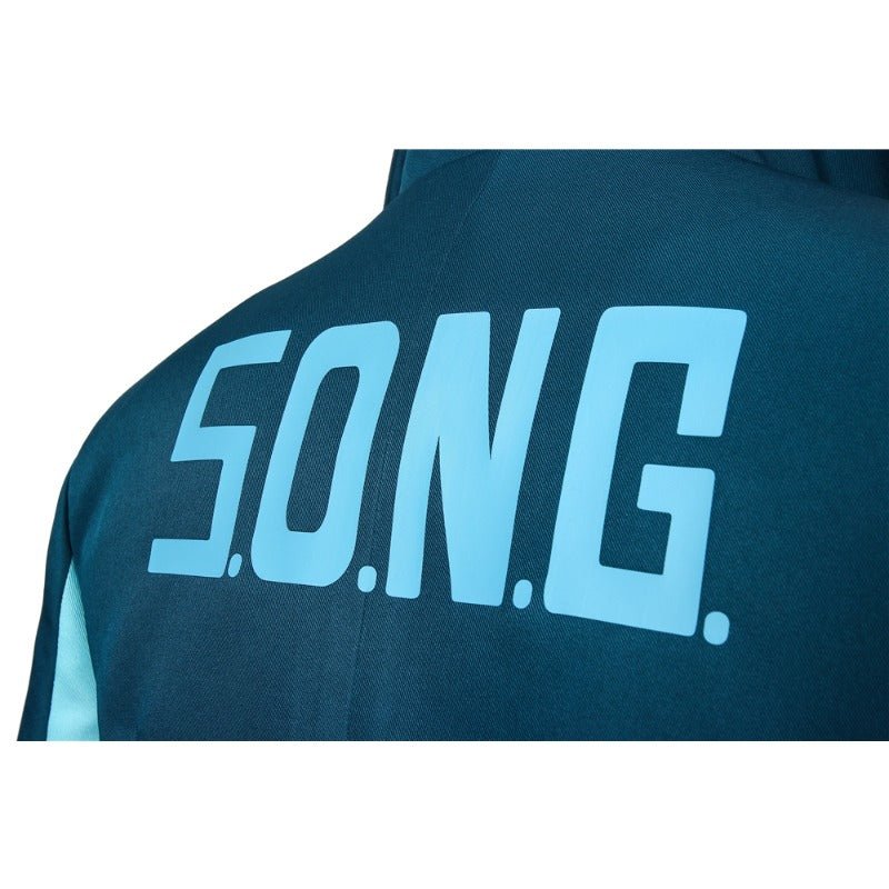 Traje de Cosplay de Tachibana Hibiki de Senki Zesshou Symphogear - Outfit de Batalla Anime - Fantasia Cosera