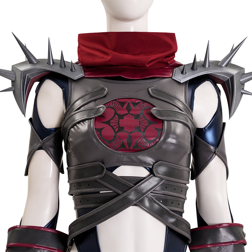 Traje de Cosplay de la Mujer Invisible - Malicia de Marvel Contest of Champions - Fantasia Cosera