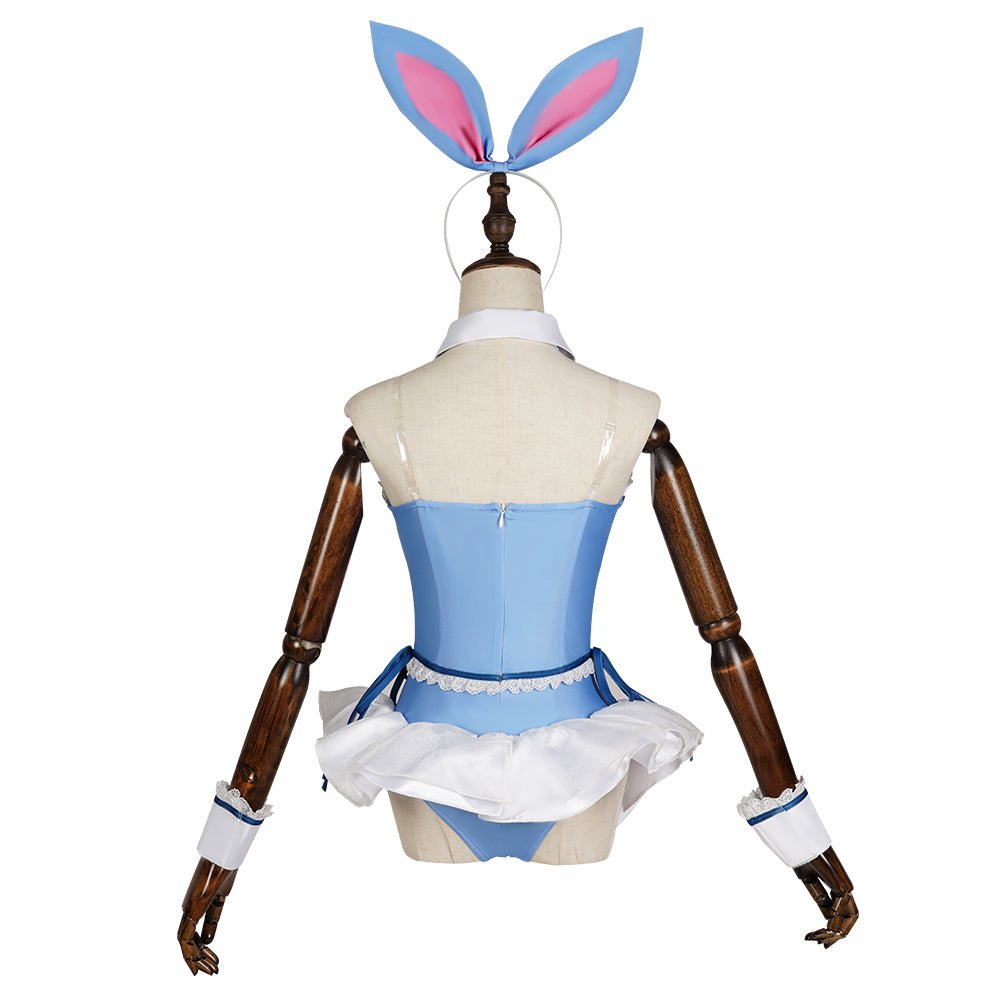 Traje Cosplay Chica Conejo Azul para Halloween y Fiestas Temáticas - Fantasia Cosera