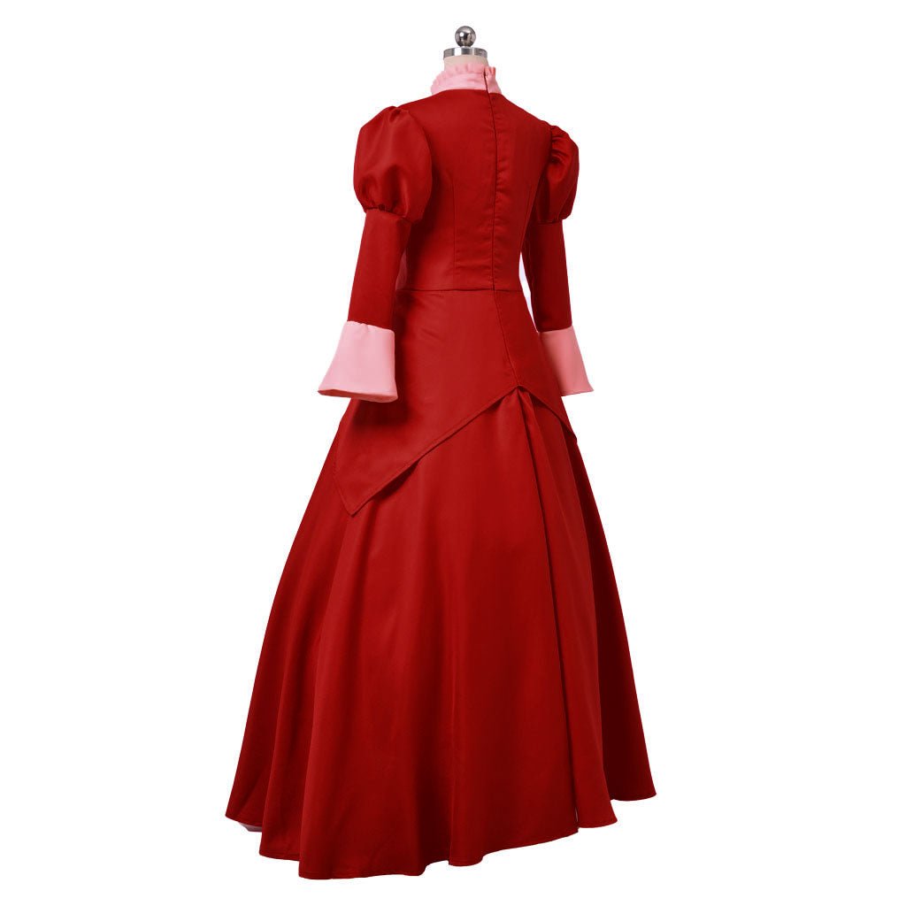 Disfraz de Lady Tremaine | Vestido de Reina Roja para Mujer | Traje para Halloween y Serie Disney - Fantasia Cosera