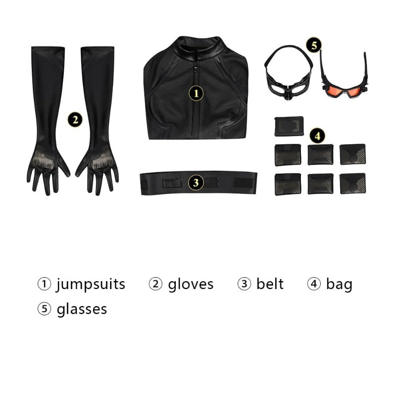 Disfraz de Gatita Anime para Halloween - Traje Zentai de Selena Kyle para Adultos - Fantasia Cosera