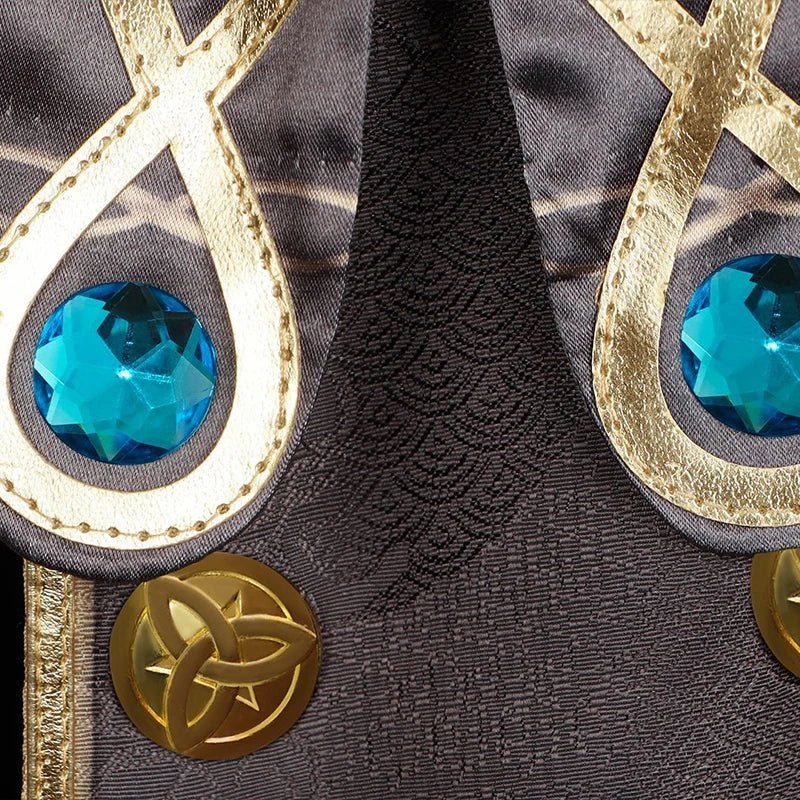 Disfraz de Cosplay de Freminet de Fontaine de Genshin Impact - Uniforme de Mago con Sombrero para Halloween, Fiestas y Role Play - Fantasia Cosera