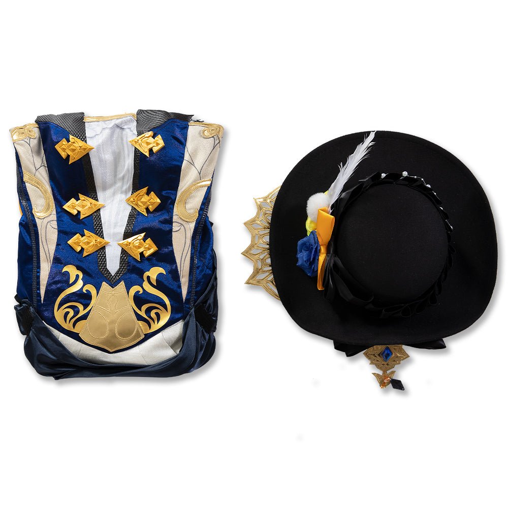Traje de Cosplay de Navia de Genshin Impact para Mujer - Fantasia Cosera