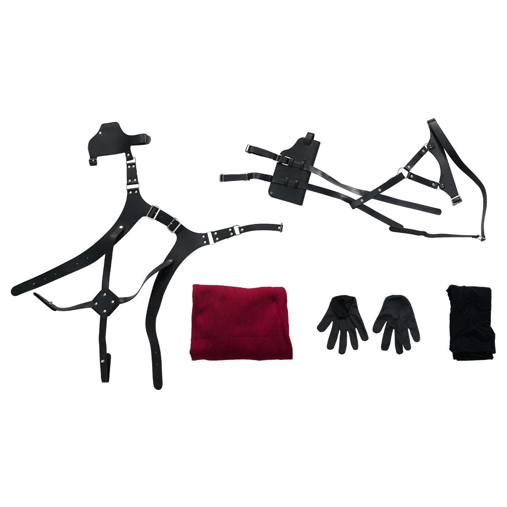 Traje de Ada Wong Cosplay - Vestido Rojo de Resident Evil 2 para Mujer - Fantasia Cosera