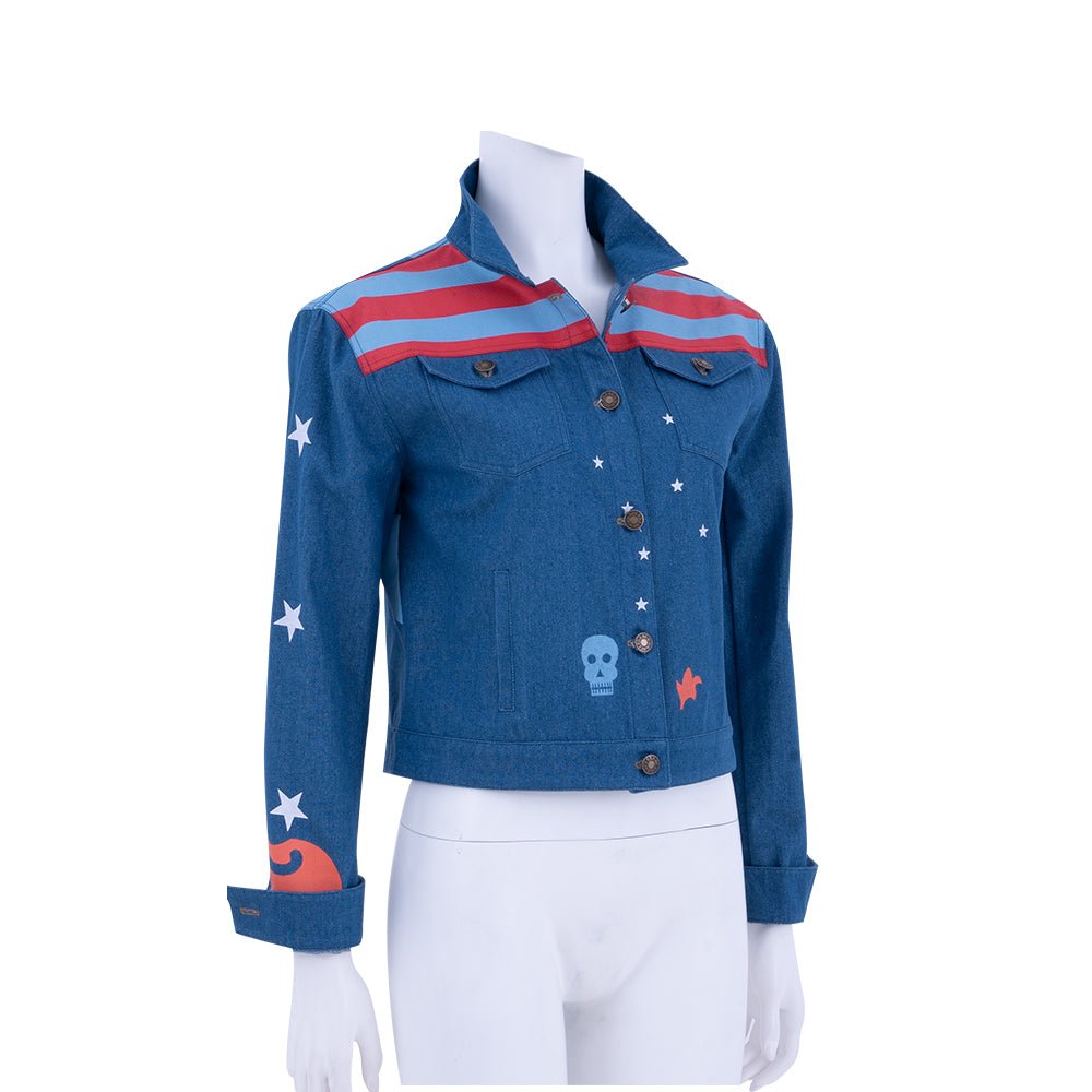 Chaqueta Denim Miss America Chavez – Traje Cosplay Marvel Multiverso, Disfraz Halloween - Fantasia Cosera