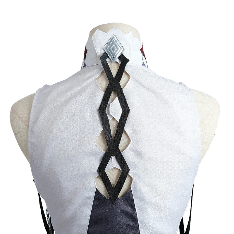 Traje de Arlecchino Cosplay Genshin Impact Fatui Servant Snezhnaya Arlecchino The Knave Disfraz de Halloween Uniforme para Hombres - Fantasia Cosera