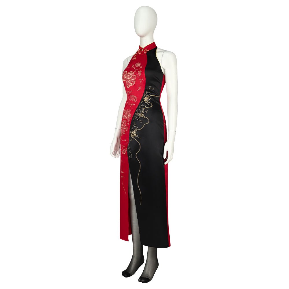 Traje de Cosplay de Ada Wong Cheongsam de Resident Evil 4 Remake - Fantasia Cosera