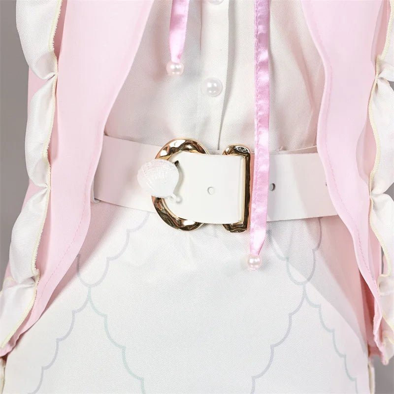 Traje de Cosplay de Sangonomiya Kokomi Nueva Piel Genshin Impact - Abrigo Vestido Rosa para Mujer - Fantasia Cosera