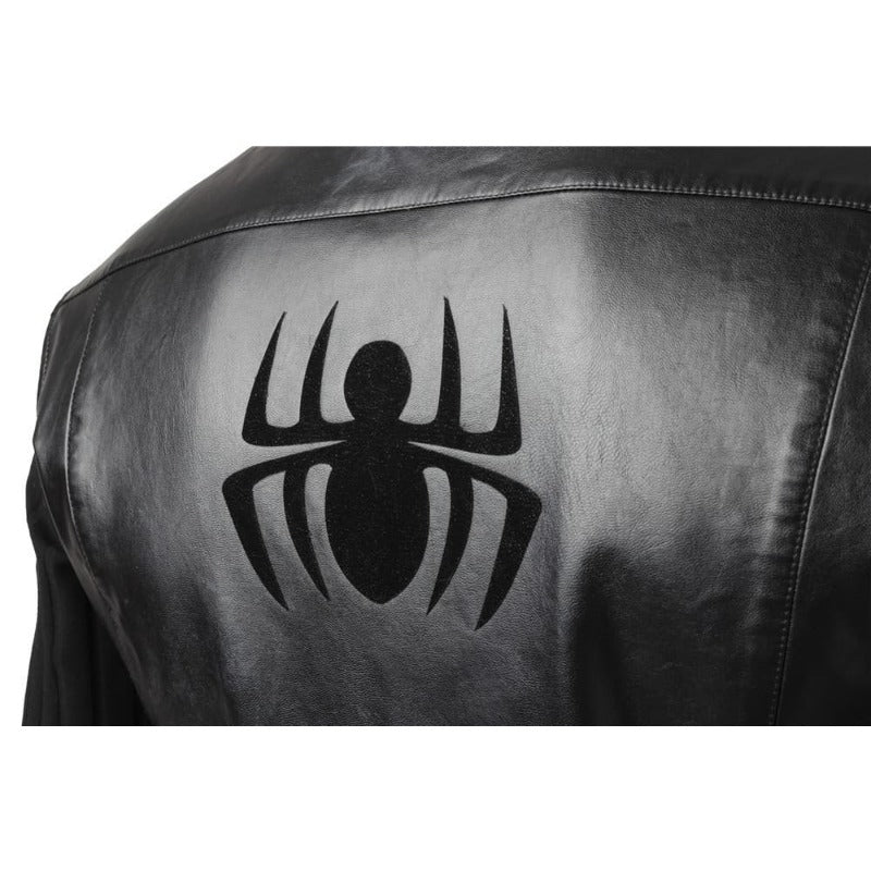 Traje de Cosplay Spider-Man Noir de Spiderman: Into the Spider-Verse con Zapatos - Fantasia Cosera
