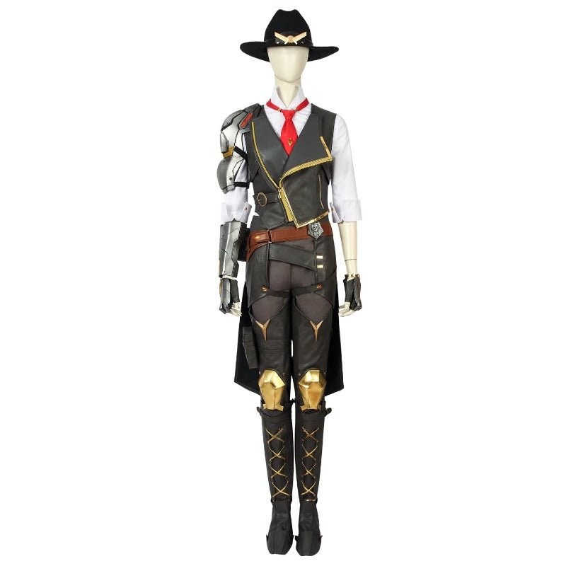 Disfraz de Cosplay Ashe Elizabeth Caledonia para Halloween - Serie Overwatch - Fantasia Cosera