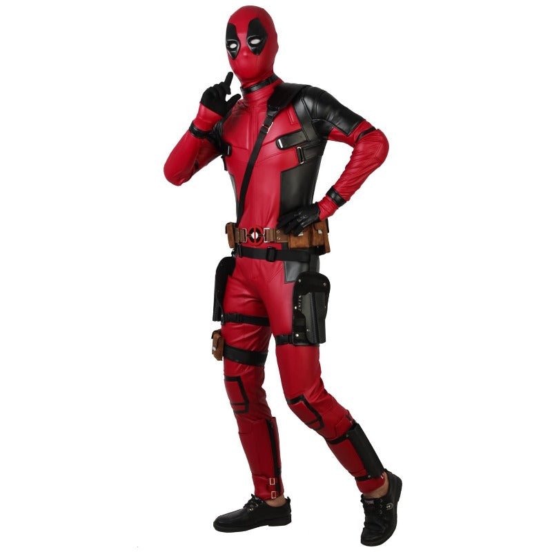 Traje de Cosplay Crimson Comediante - Disfraz de Captain Pool para Halloween y Comic-Con - Fantasia Cosera