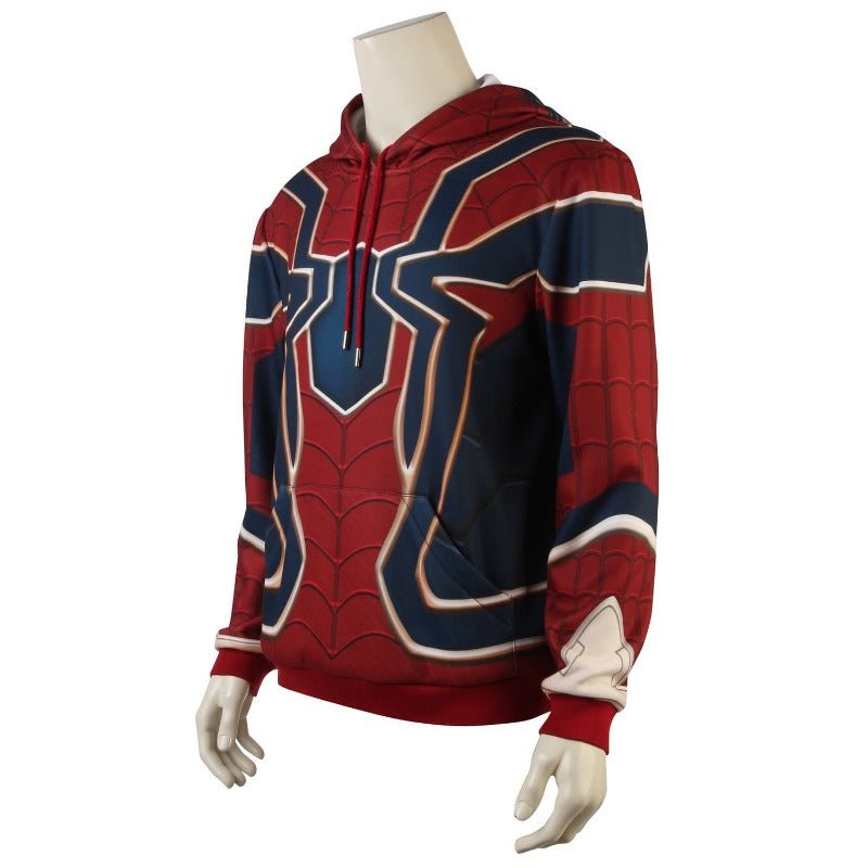Sudadera con Capucha Iron Spider de Infinity War para Cosplay de Spiderman - Fantasia Cosera