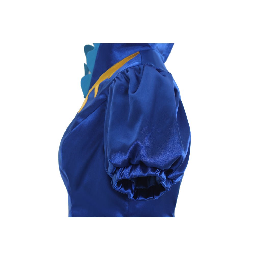 Traje de Cosplay de Juvia Lockser de Fairy Tail - Vestido Lolita Azul - Fantasia Cosera