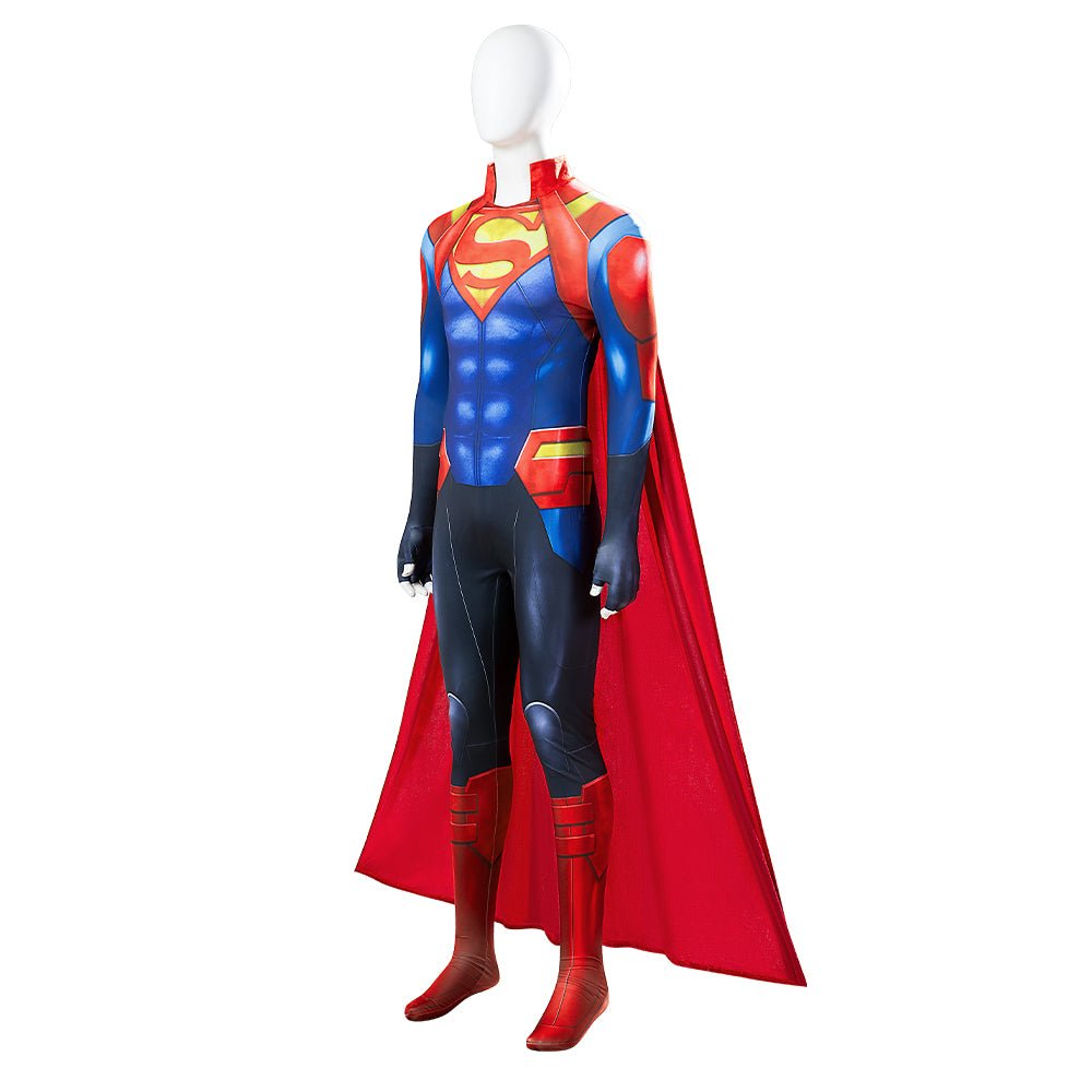 Disfraz de Cosplay de Superman de The New 52 - Traje de Batalla Completo para Halloween - Fantasia Cosera