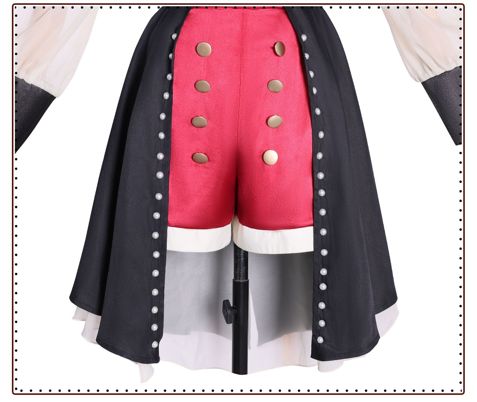 Traje de Cosplay de Wakana Mutsumi de BanG Dream! Ave Mujica - Estilo Gótico - Fantasia Cosera