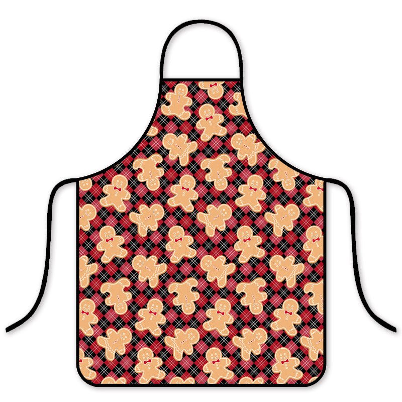 Delantal navideño impermeable, versión coreana de moda para cocina, hogar y restaurantes de hot pot - Fantasia Cosera