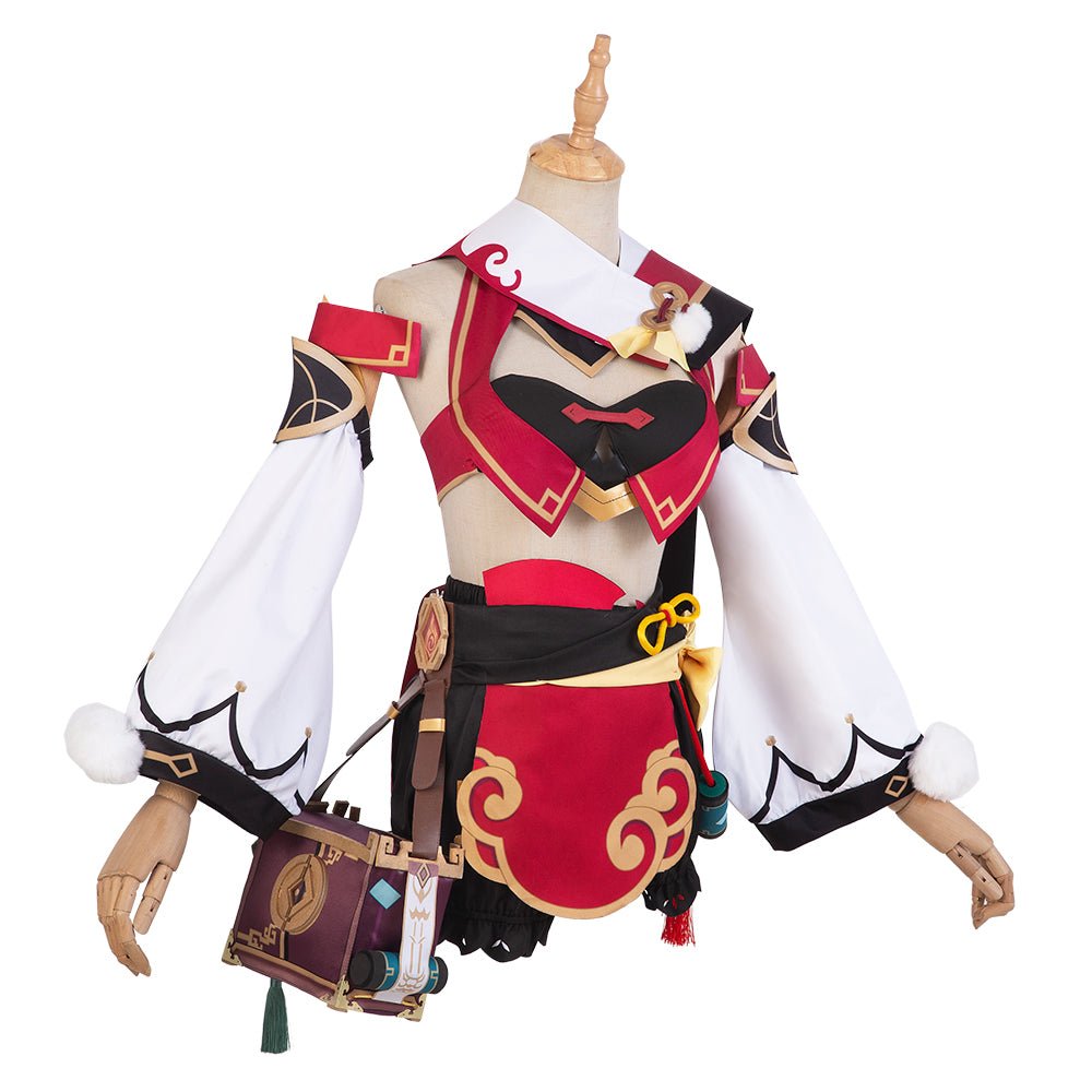 Traje de Cosplay de Yanfei de Genshin Impact - Outfit Premium Inspirado en el Juego para Fans de Anime - Fantasia Cosera
