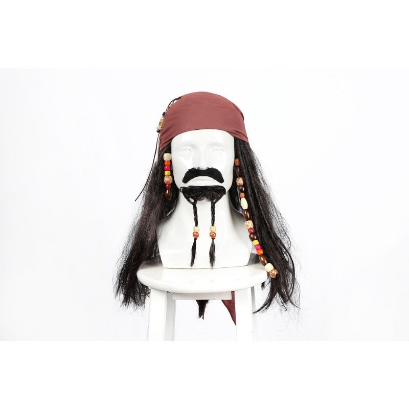 Traje de Cosplay de Captain Jack Sparrow - Disfraz de Pirata de Alta Calidad para Adultos en Halloween - Fantasia Cosera