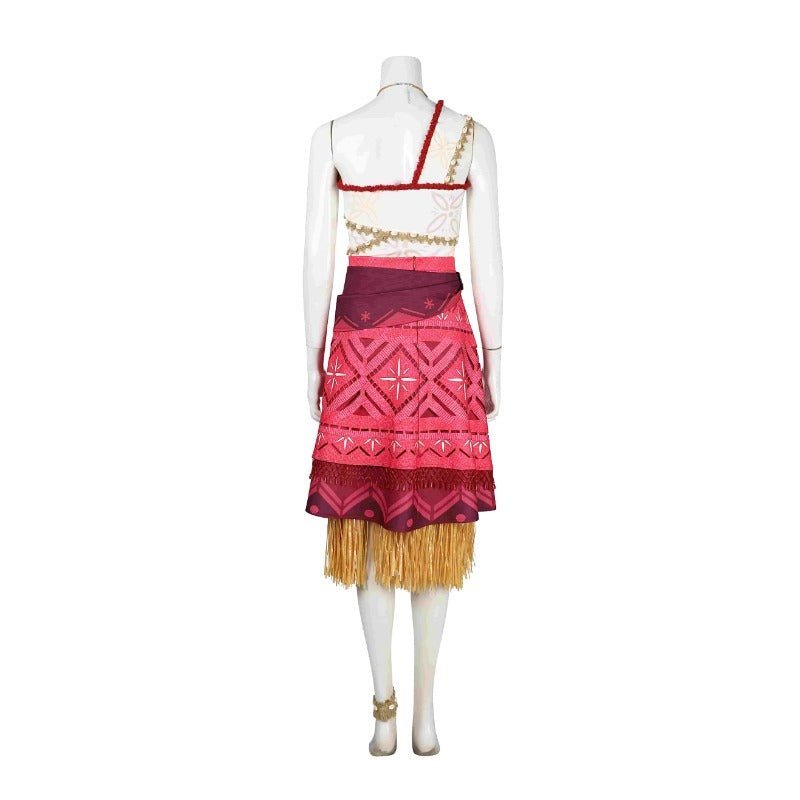 Conjunto de Cosplay de Moana 2 para Mujer - Traje para Escenario de Romance Oceánico - Fantasia Cosera