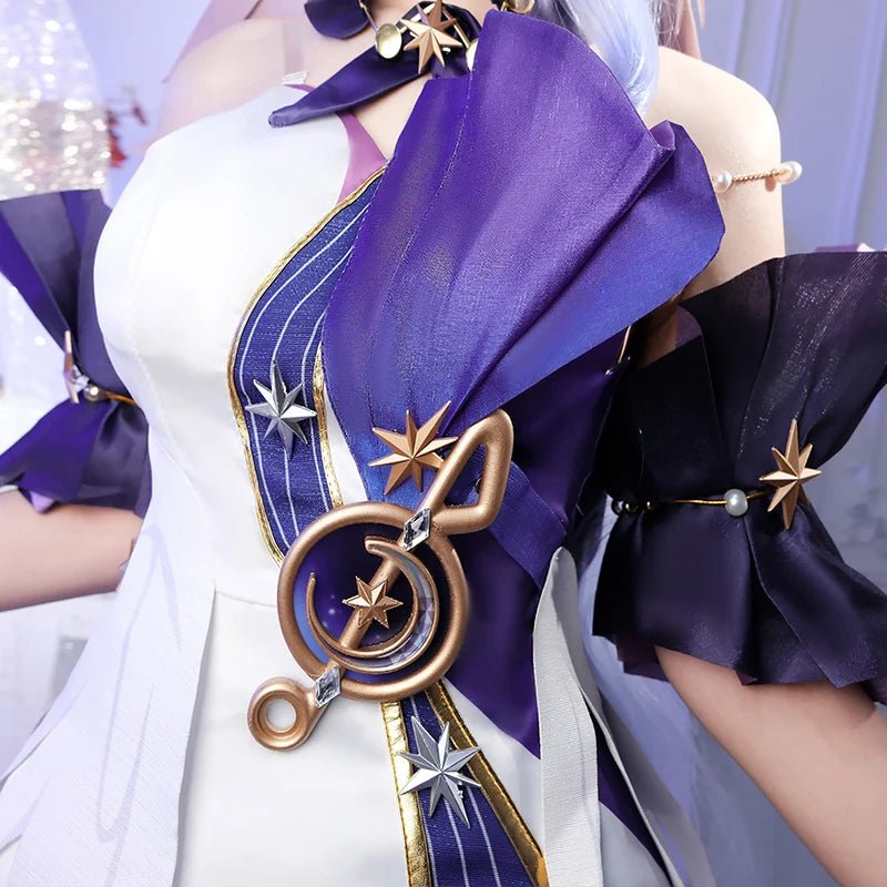 Traje de Cosplay de Robin de Honkai Star Rail - Cantante Idol Penacony para Mujer, Vestido para Fiestas de Halloween con Elementos Musicales - Fantasia Cosera