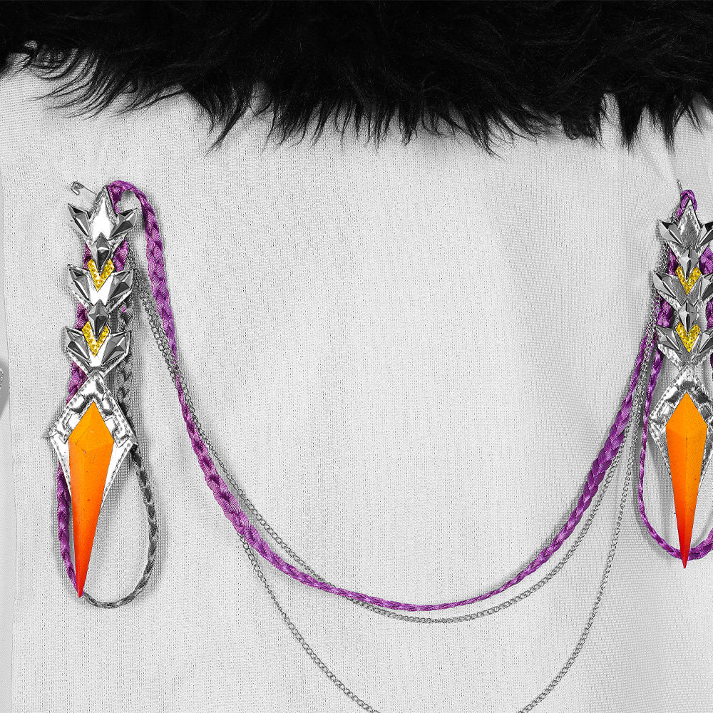 Traje de Cosplay de Genshin Impact Fatui Harbinger Marionette - Fantasia Cosera