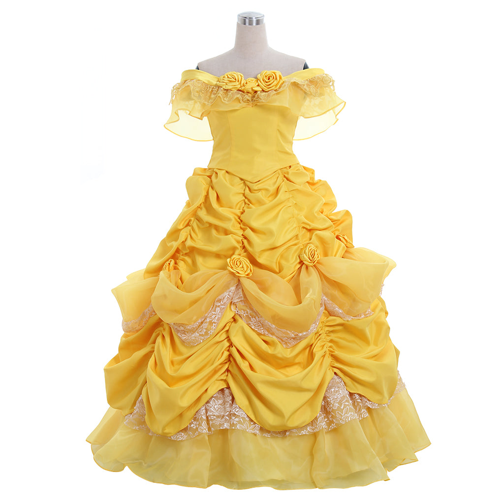 Belle y la Bestia Traje de Cosplay Serie | Vestido de Princesa para Eventos - Fantasia Cosera