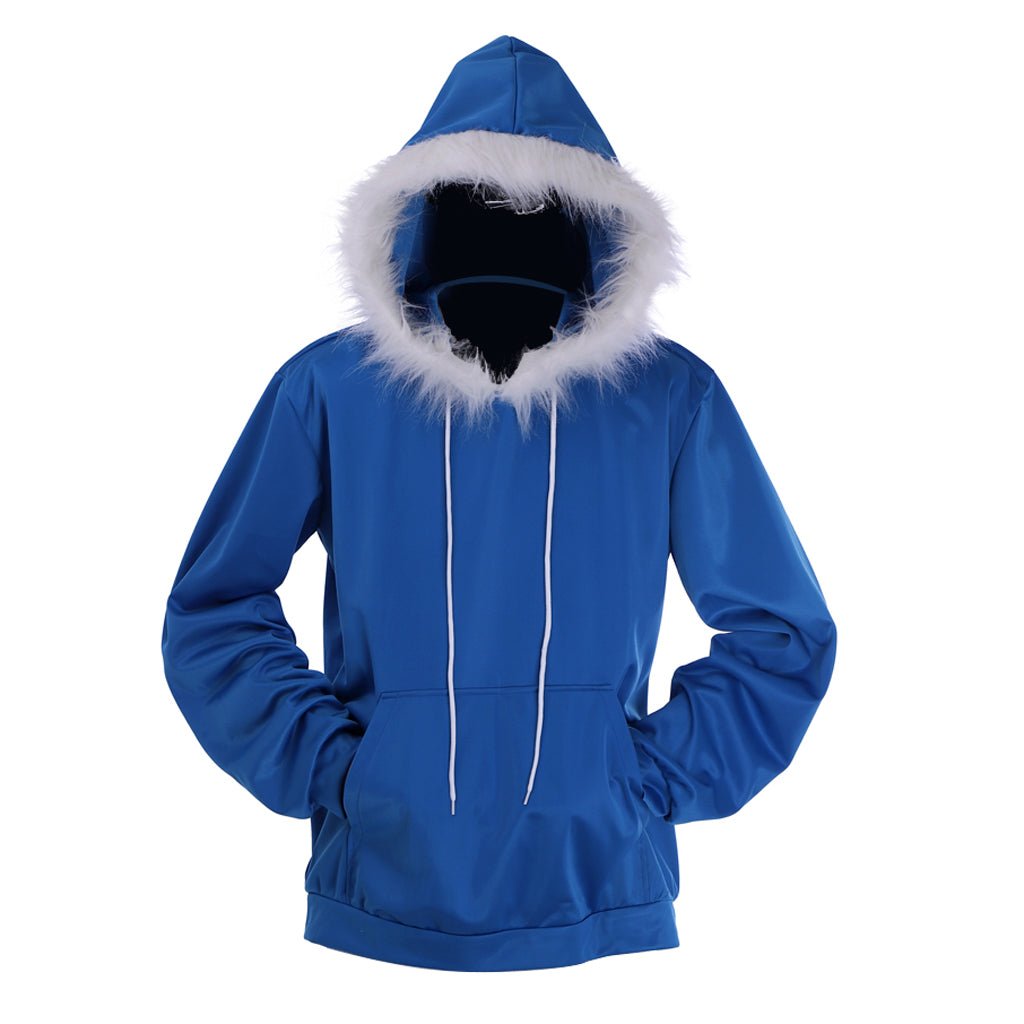 Disfraz de Sans de Undertale para Hombres – Sudadera Azul Traje de Juego - Fantasia Cosera