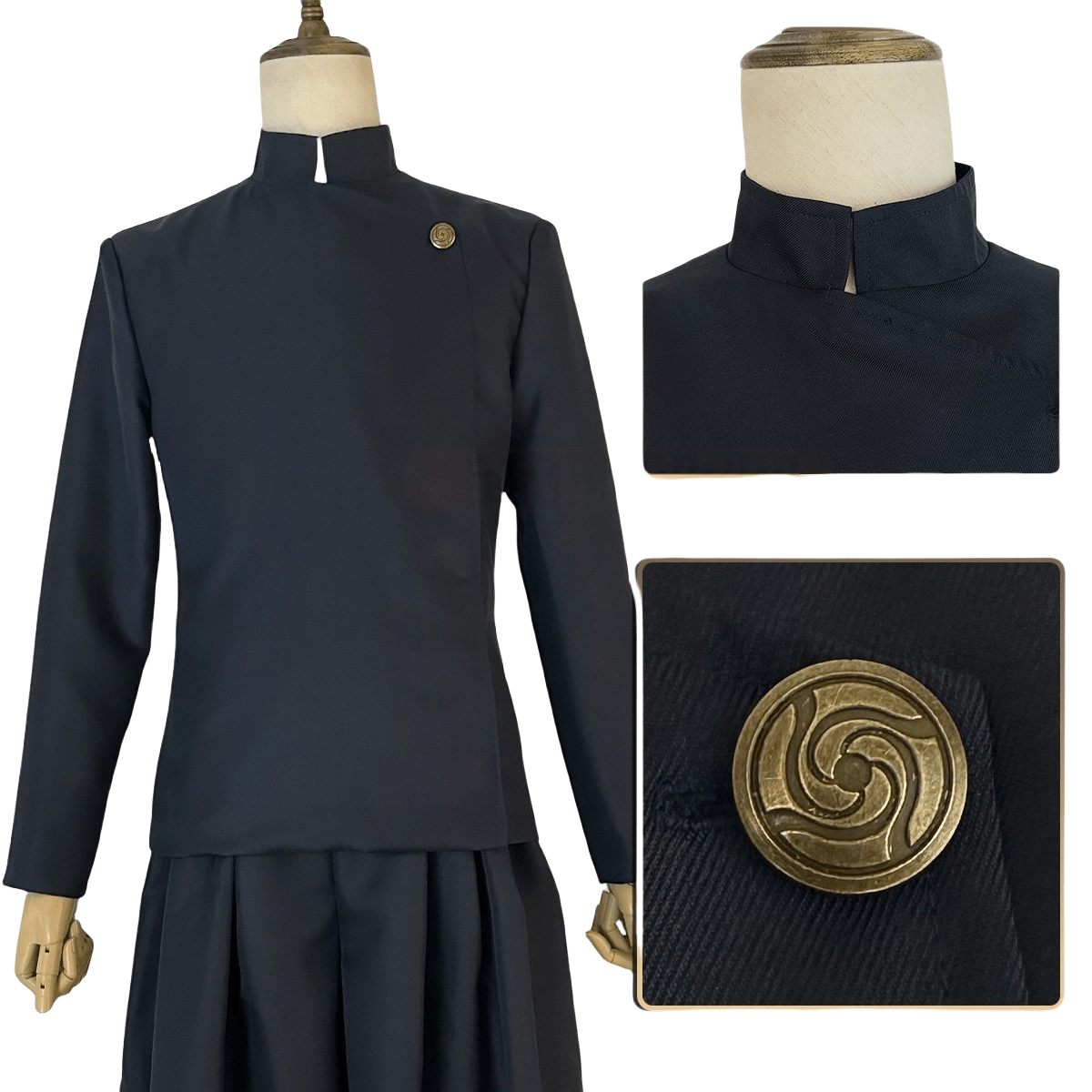 Traje de Cosplay de Suguru Geto - Jujutsu Kaisen - Fantasia Cosera