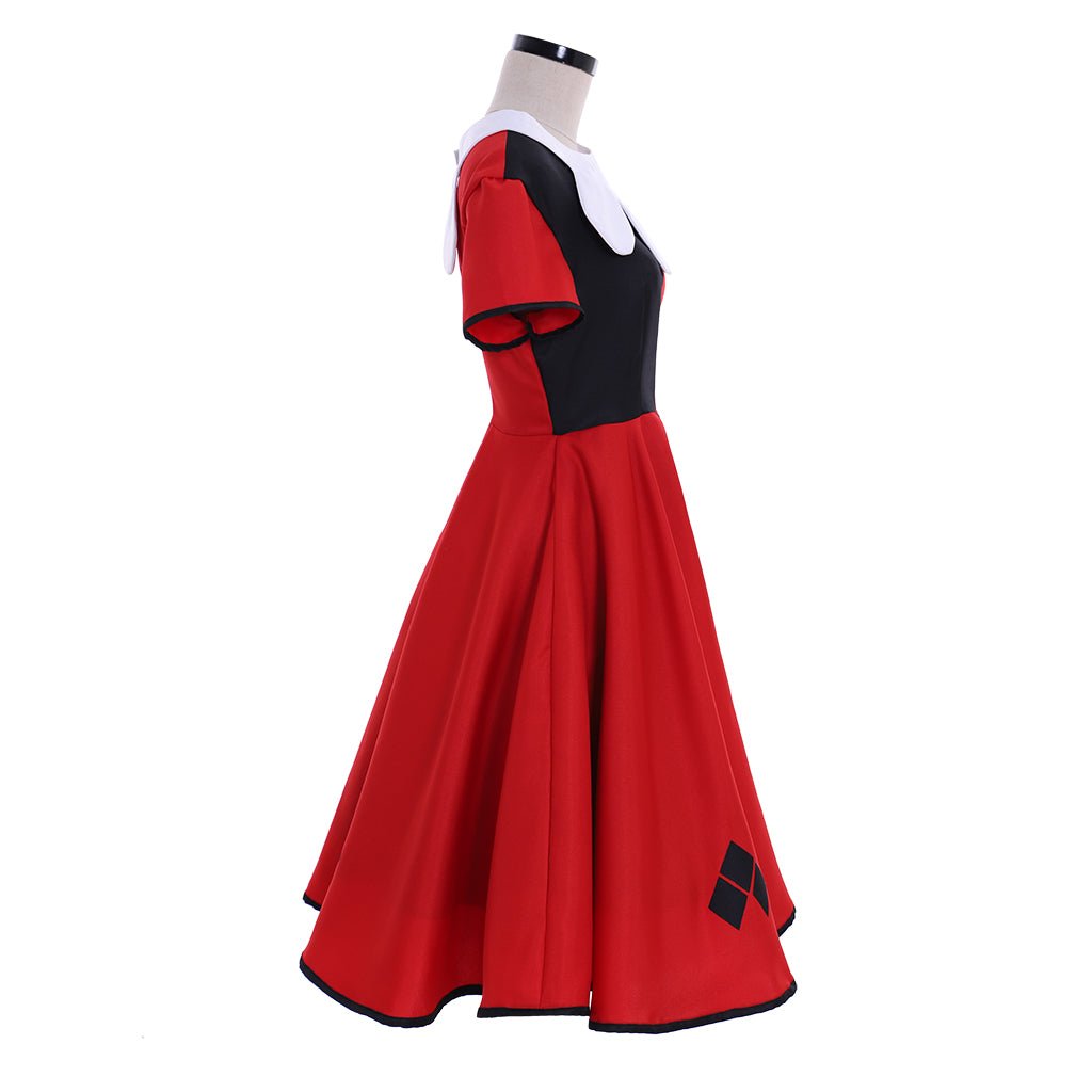 Disfraz de Payasa Quinzel para Cosplay – Divertido Atuendo para Halloween y Carnaval - Fantasia Cosera