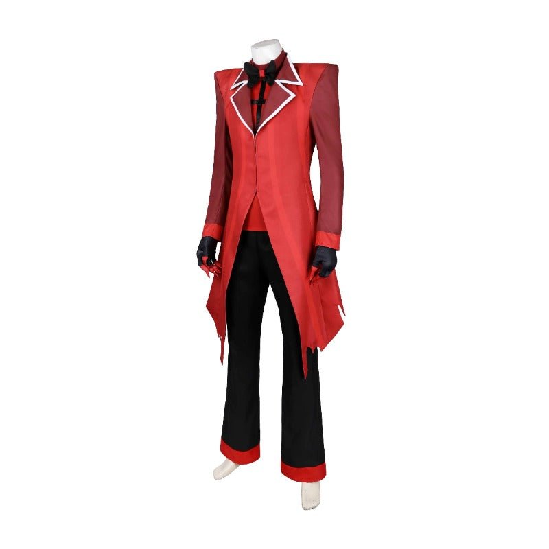 Esmoquin Rojo con Pantalones Negros Disfraz de Anime para Hombres para Fiesta de Halloween - Fantasia Cosera