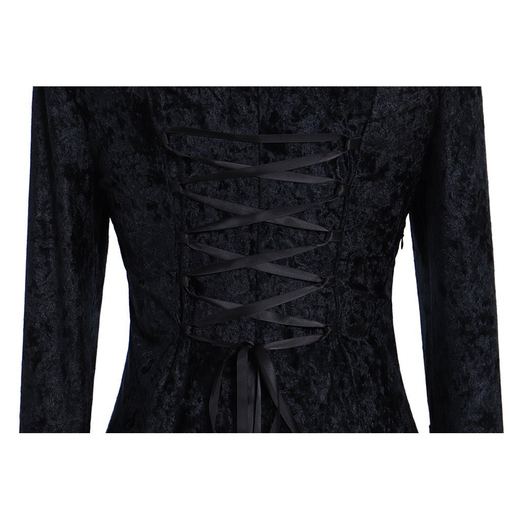 Vestido de Cosplay Medieval Gótico Marie Antoinette para Halloween Novia Fantasma - Fantasia Cosera