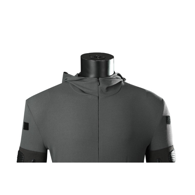 Traje de Cosplay Paul Atreides Fremen Stillsuit de Dune 2 con Mono y Máscara - Fantasia Cosera